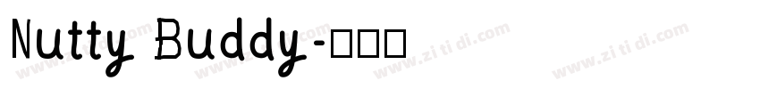 Nutty Buddy字体转换